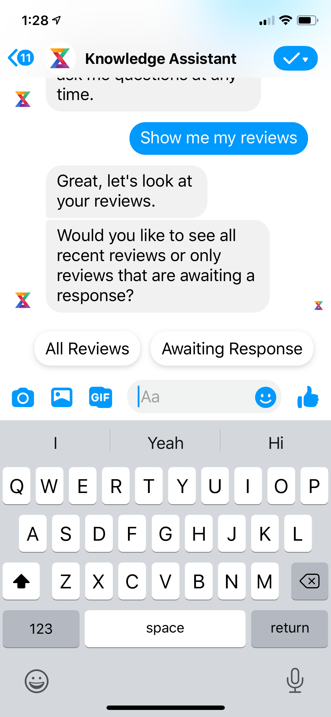 show me my reviews