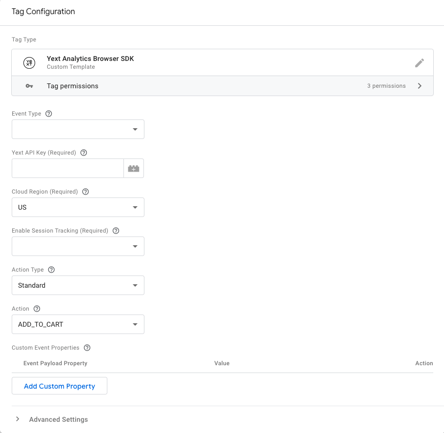 configure gtm tag