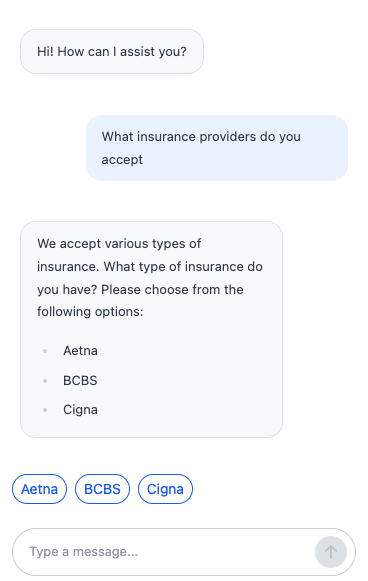 Collect enum example for insurance providers