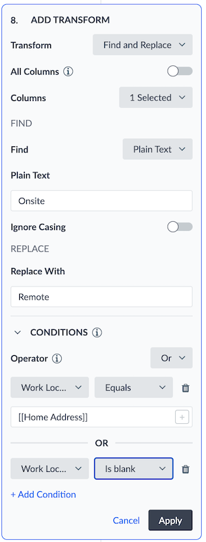 Add Transform example 2