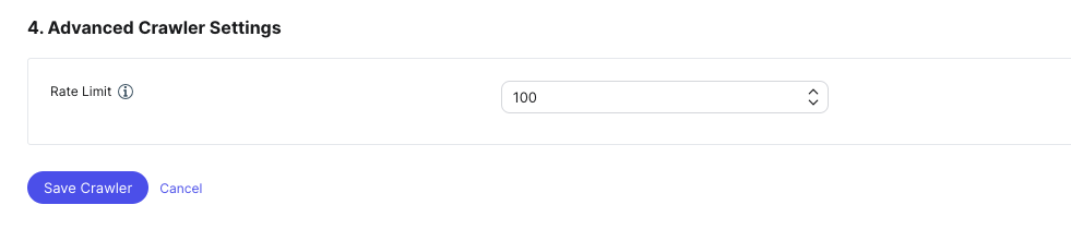 Set the rate limit