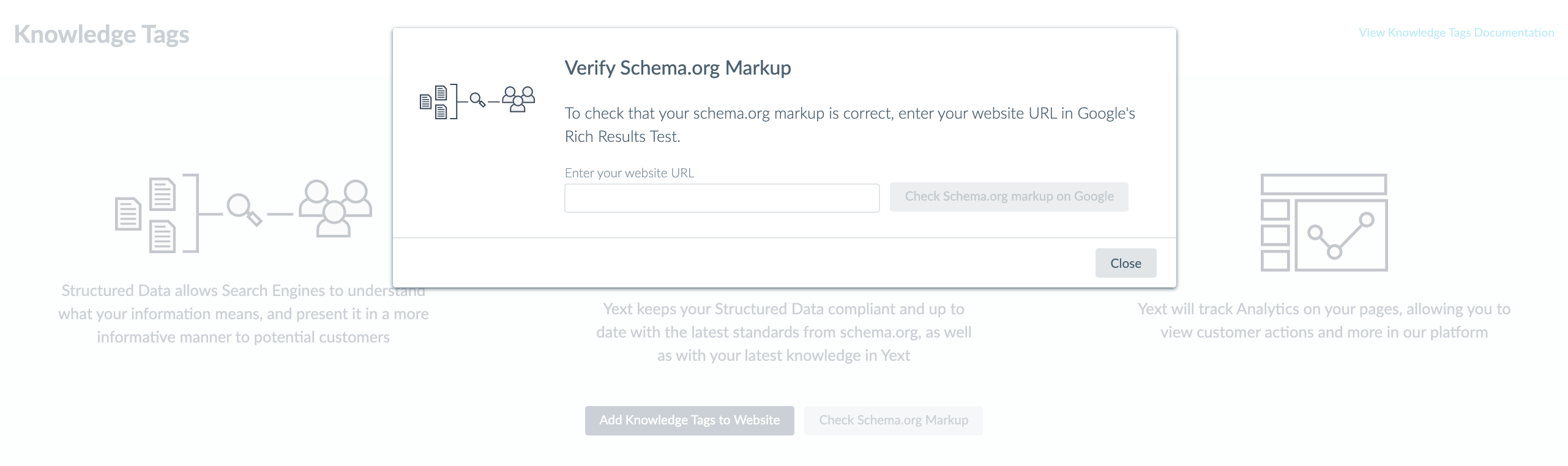 Verify the Schema.org markup for the Page