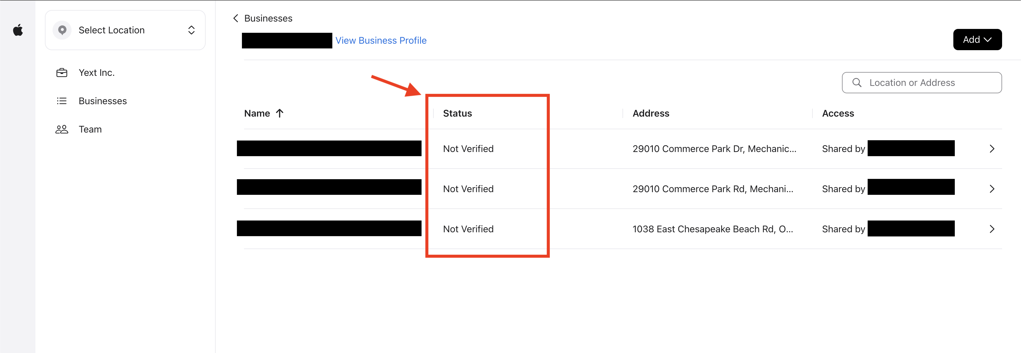 add business process