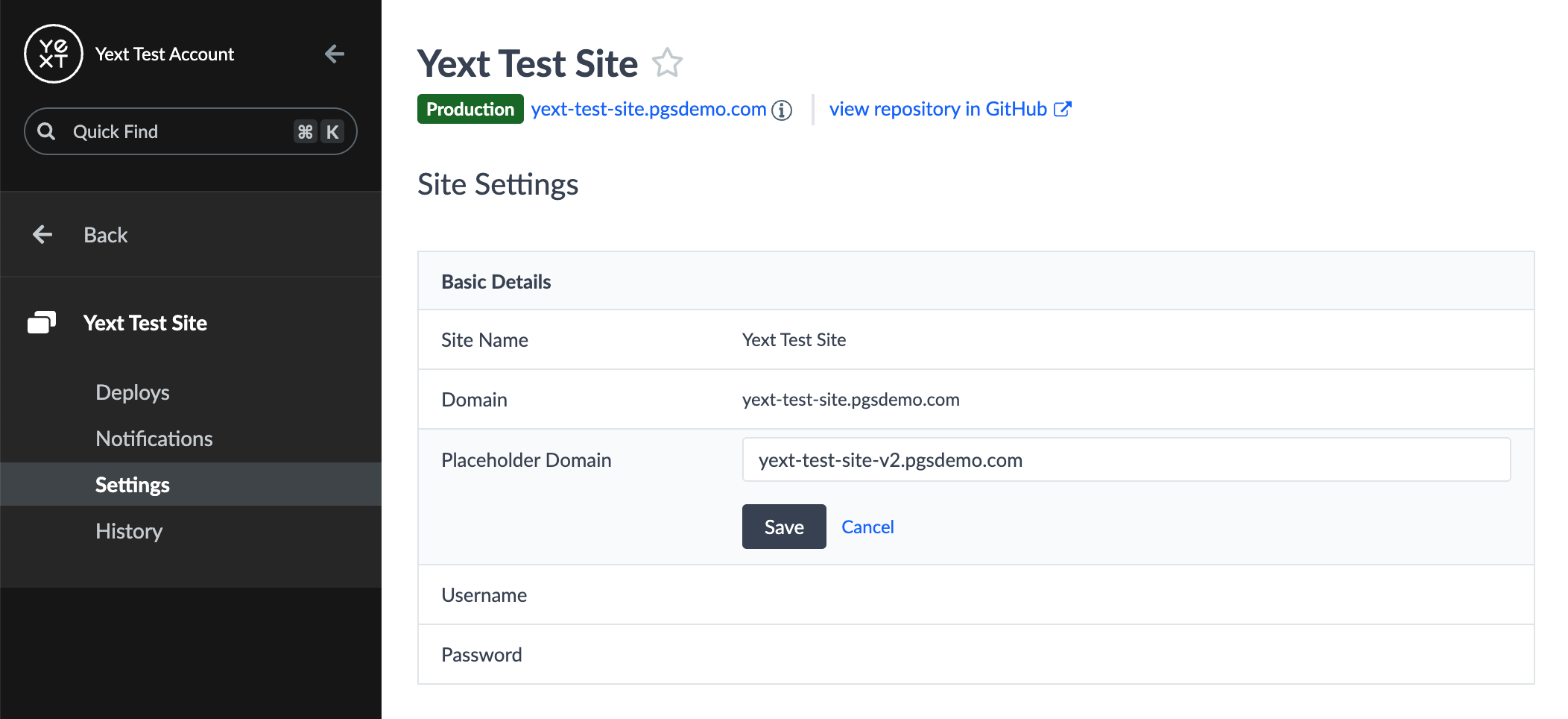 placeholder domain