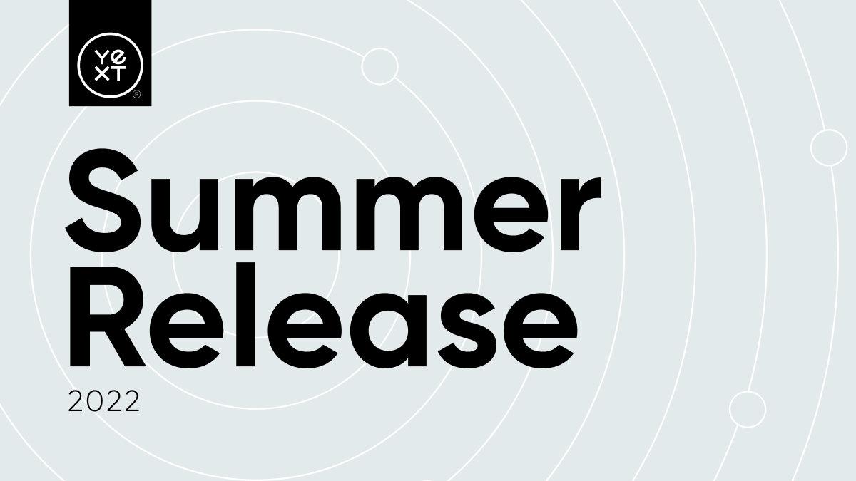 Summer 2022 Release