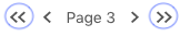 Pagination component show first and last page buttons outlined