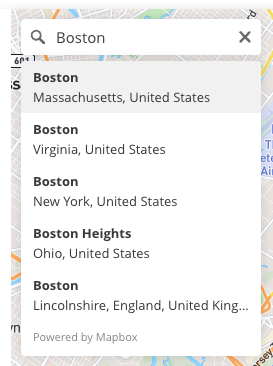 mapbox geocoding API returns candidate places